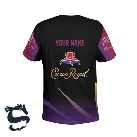 Personalized Crown Royal Esport Style T-shirt & Fleece Sweatshirt - Santa Joker