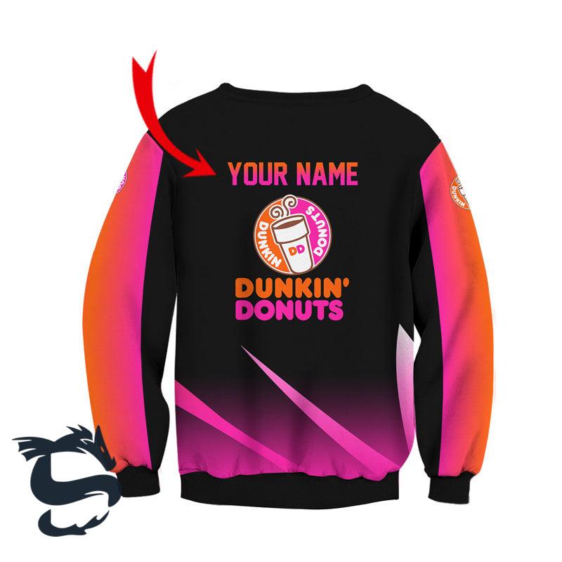 Personalized Dunkin Donuts Esport Style T-shirt & Fleece Sweatshirt - Santa Joker