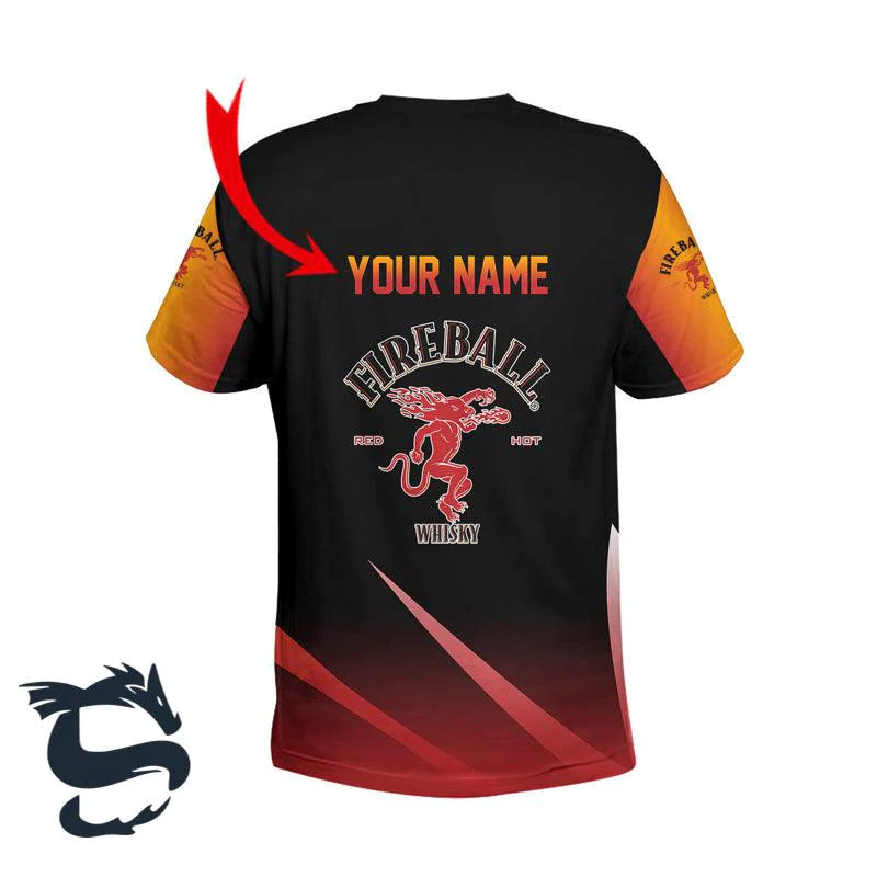 Personalized Fireball Esport Style T-shirt & Fleece Sweatshirt - Santa Joker