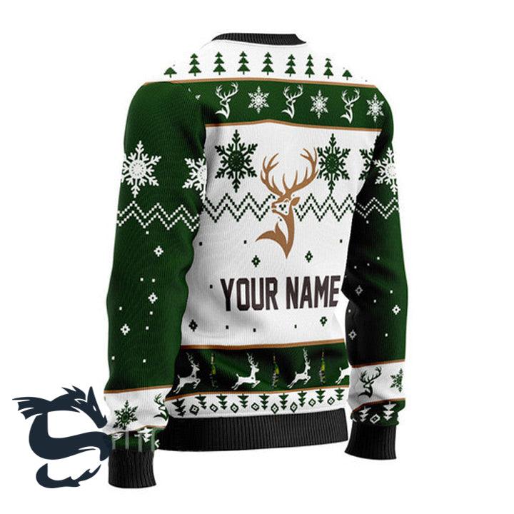 Personalized Glenfiddich Whisky Christmas Sweater - Santa Joker