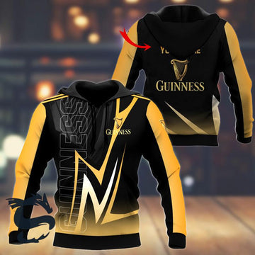 Personalized Guinness Beer Esport Style Hoodie & Zip Hoodie - Santa Joker