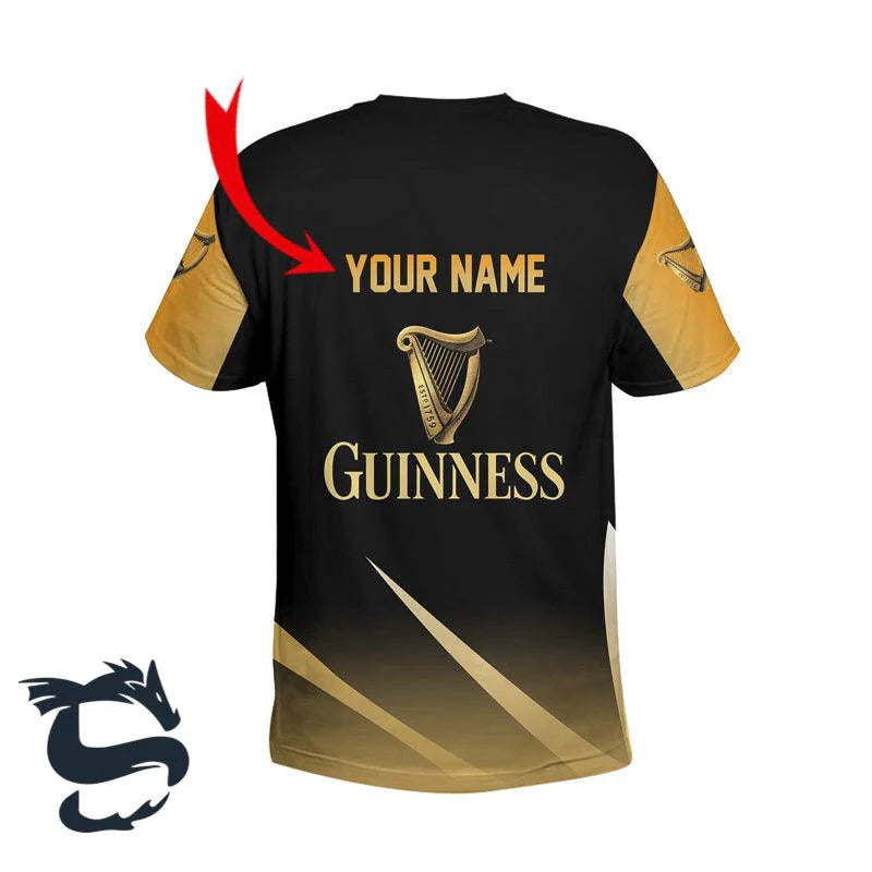 Personalized Guinness Esport Style T-shirt & Fleece Sweatshirt - Santa Joker