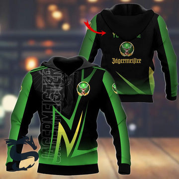 Personalized Jagermeister Esport Style Hoodie & Zip Hoodie - Santa Joker