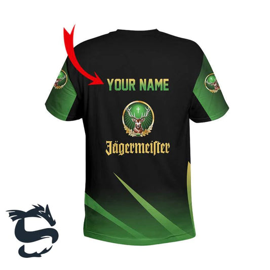 Personalized Jagermeister Esport Style T-Shirt & Fleece Sweatshirt - Santa Joker