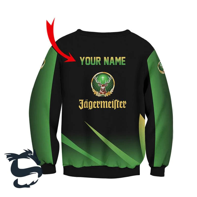 Personalized Jagermeister Esport Style T-Shirt & Fleece Sweatshirt - Santa Joker