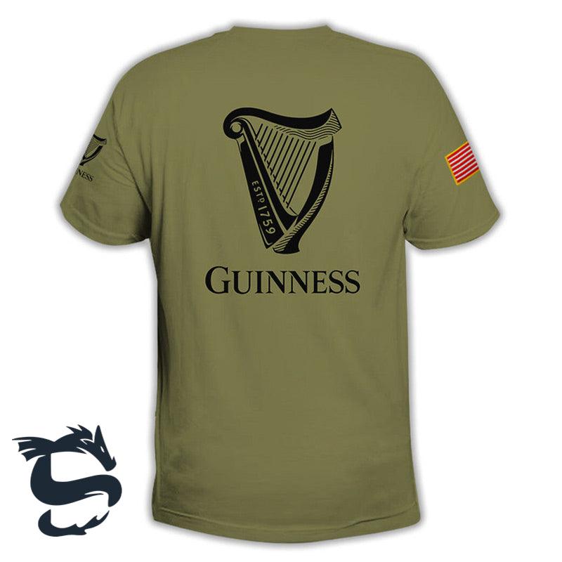 Personalized Military Green Guinness Beer T-shirt - Santa Joker