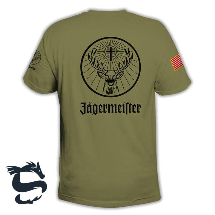 Personalized Military Green Jagermeister T-shirt - Santa Joker