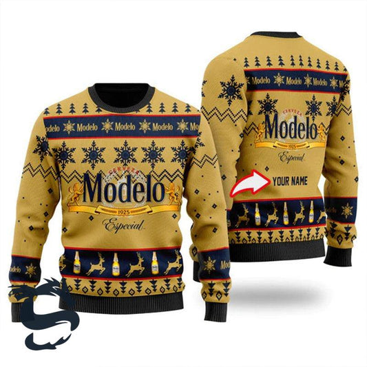 Personalized Modelo Especial Christmas Ugly Sweater - Santa Joker