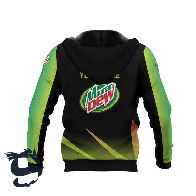 Personalized Mountain Dew Esport Style Hoodie & Zip Hoodie - Santa Joker