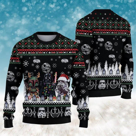 Star Wars Xmas Ugly Sweater - Santa Joker