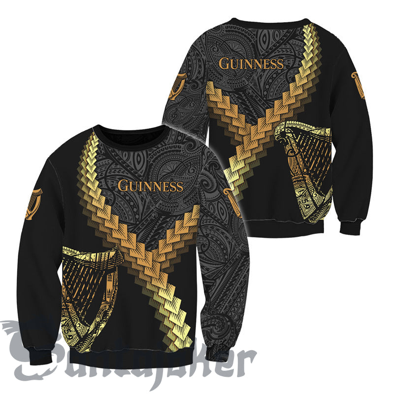 The Guinness Mandala  Fleece Sweatshirt