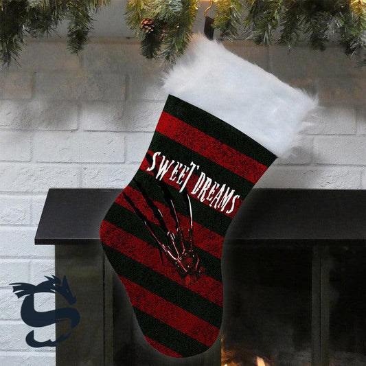 Sweat Dream - Freddy Krueger Christmas Stockings - Santa Joker