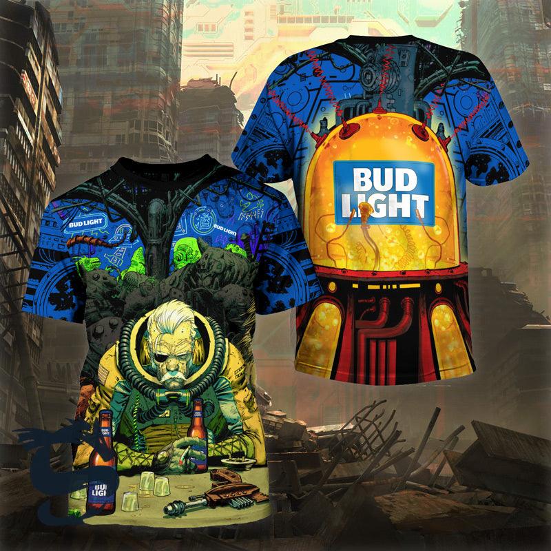 The Old Man Of Fear Agent Drink Bud Light T-shirt - Santa Joker