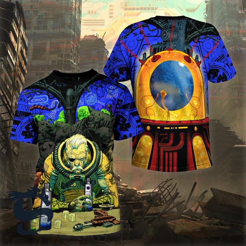 The Old Man Of Fear Agent Drink Cîroc T-Shirt - Santa Joker