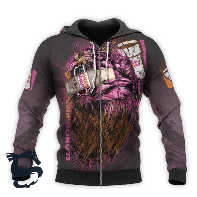 The Roaring Lion Dunkin Donut Hoodie & Zip Hoodie - Santa Joker