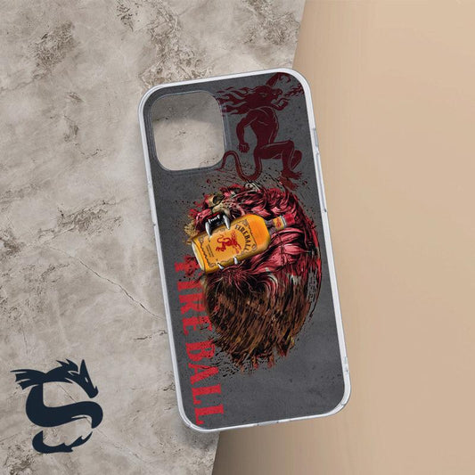 The Roaring Lion Fireball Whisky Phone Case - Santa Joker