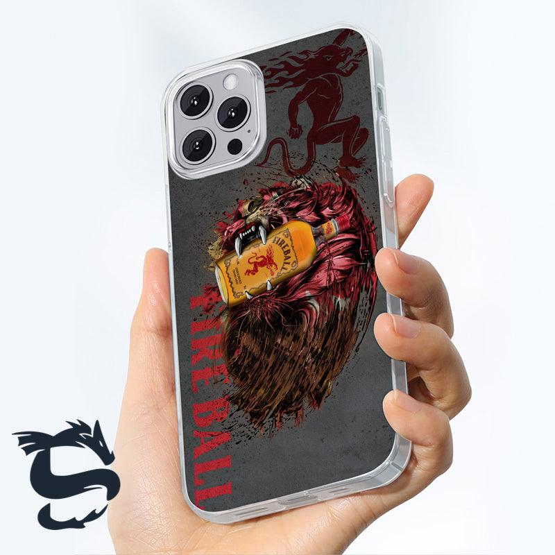 The Roaring Lion Fireball Whisky Phone Case - Santa Joker