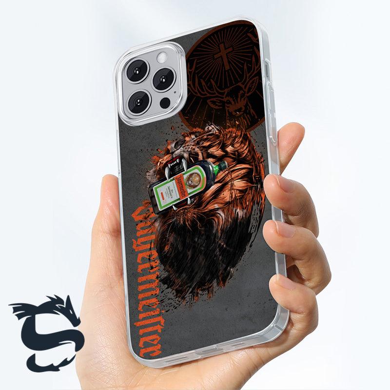 The Roaring Lion Jagermeister Phone Case - Santa Joker