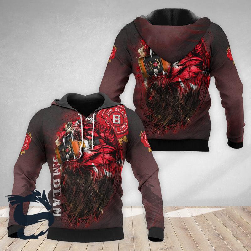 The Roaring Lion Jim Beam Hoodie & Zip Hoodie - Santa Joker