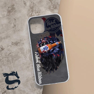 The Roaring Lion Pabst Blue Ribbon Phone Case - Santa Joker