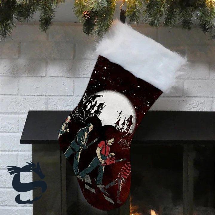 Top Four Horror Movies Christmas Stockings - Santa Joker