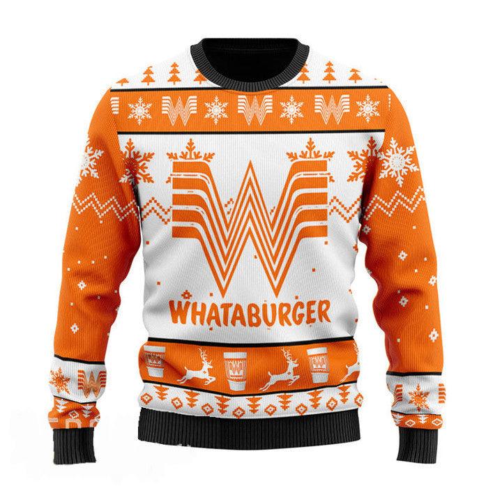 Whataburger Christmas Sweater - Santa Joker