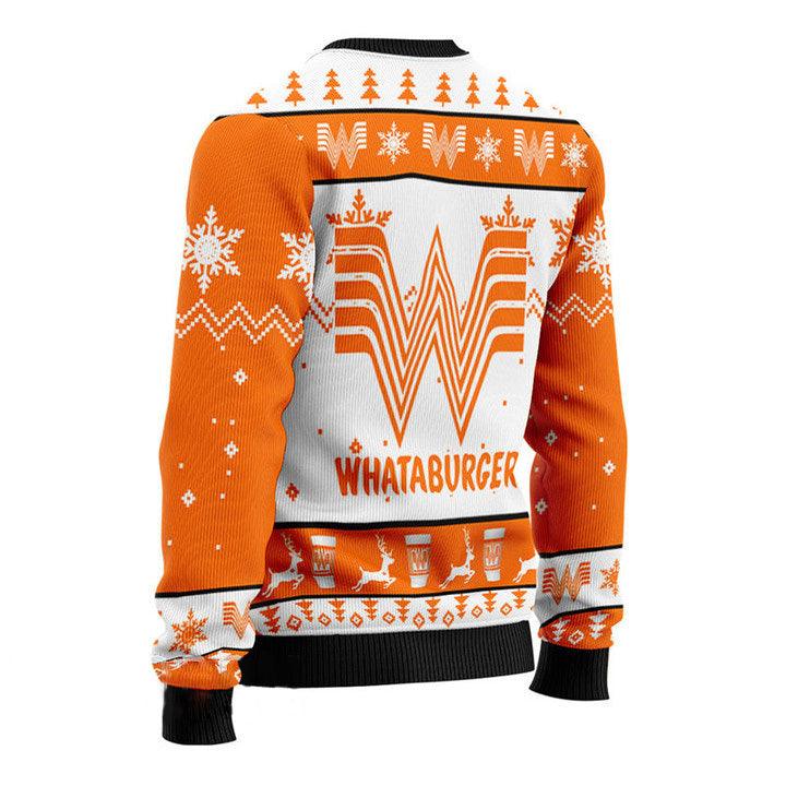 Whataburger Christmas Sweater - Santa Joker