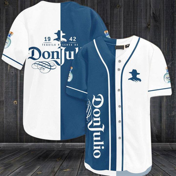White Don Julio Baseball Jersey - Santa Joker