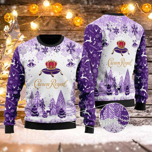 Xmas Crown Royal Christmas Sweater - Santa Joker