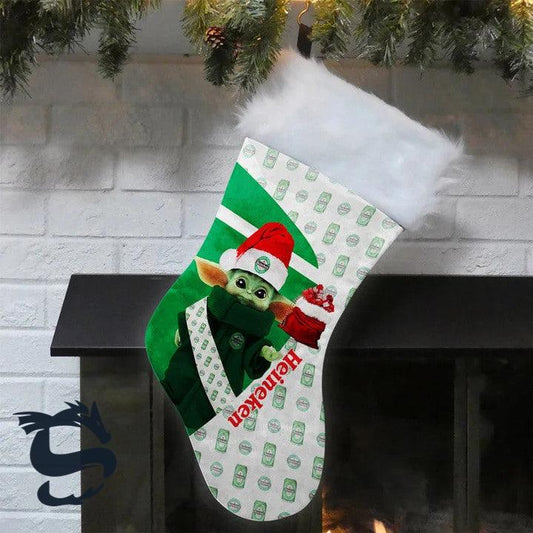 Yoda Heineken Christmas Stockings - Santa Joker